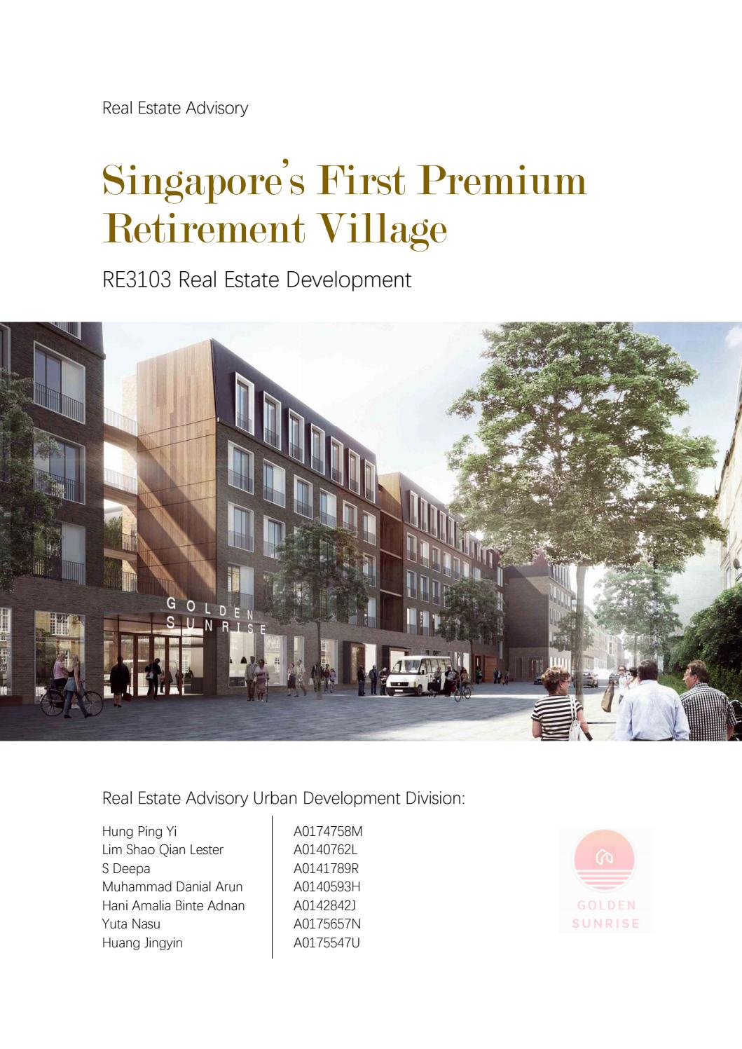 Singapore's premium retirement village by daniel hung Issuu