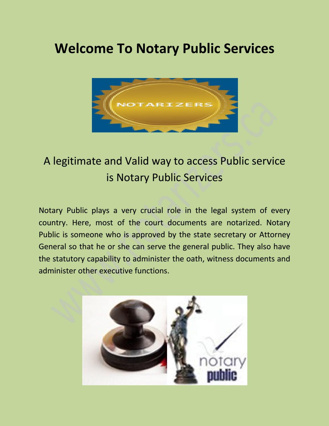 Letter of invitation notarizers ca by Notary public services Issuu