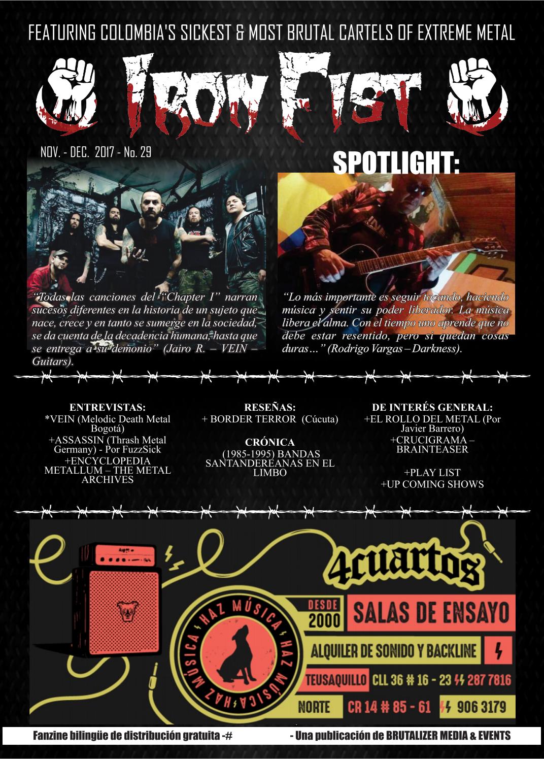 Iron fist 29 by IRON FIST ´Zine (Colombia South America) Issuu