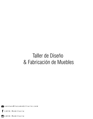 LUCA Mobiliario 家具目录 luca mobiliario 第 3 页