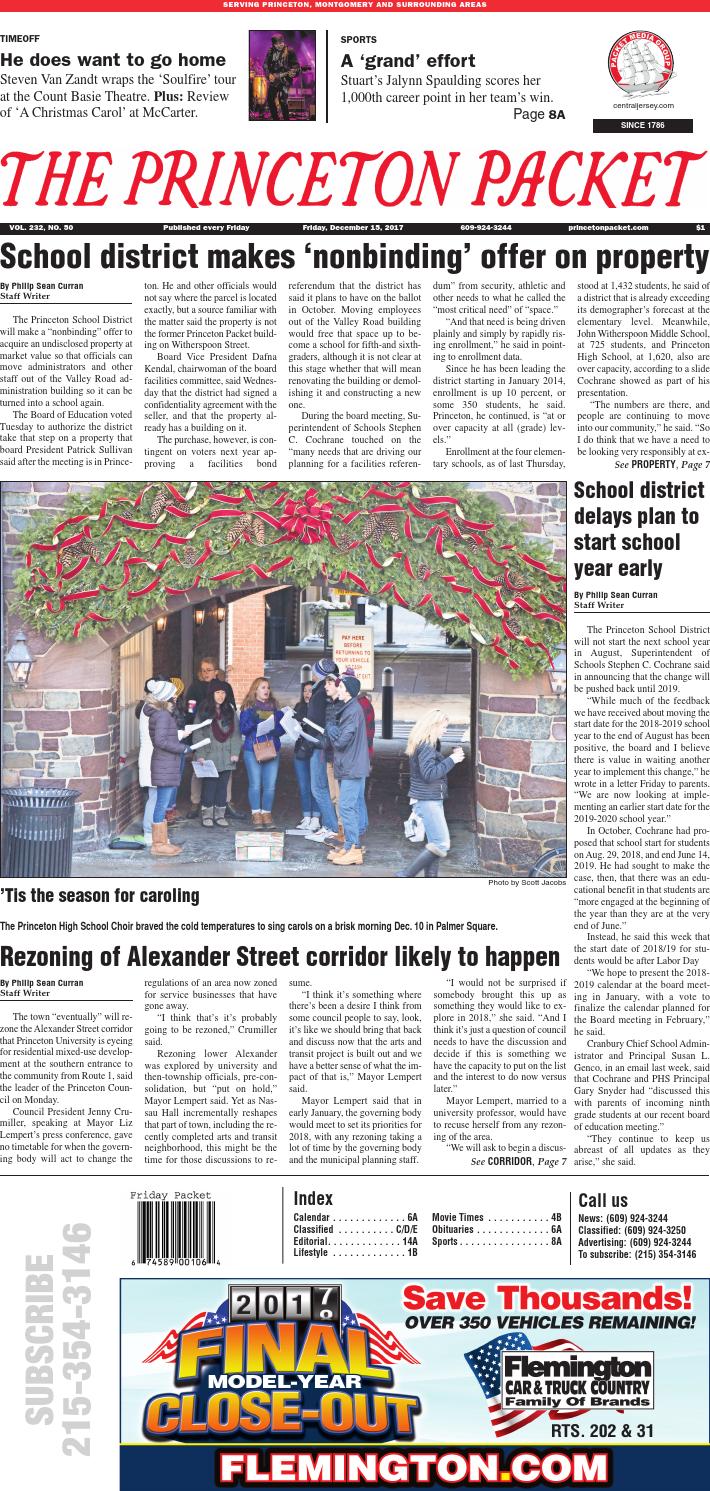 20171215 The Princeton Packet by NEWSPAPERS Issuu
