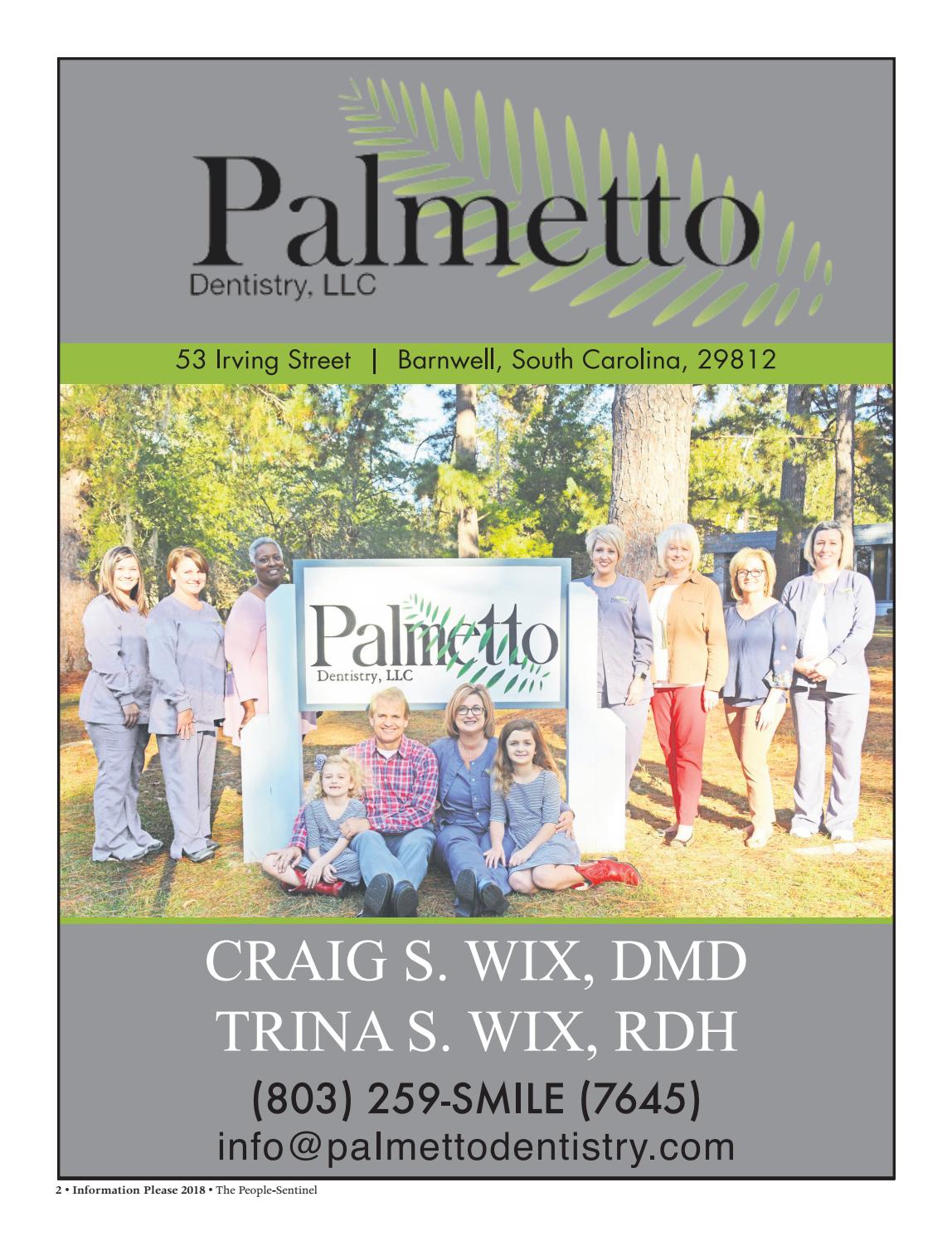 Barnwell County Information Please 2018 by The PeopleSentinel Issuu