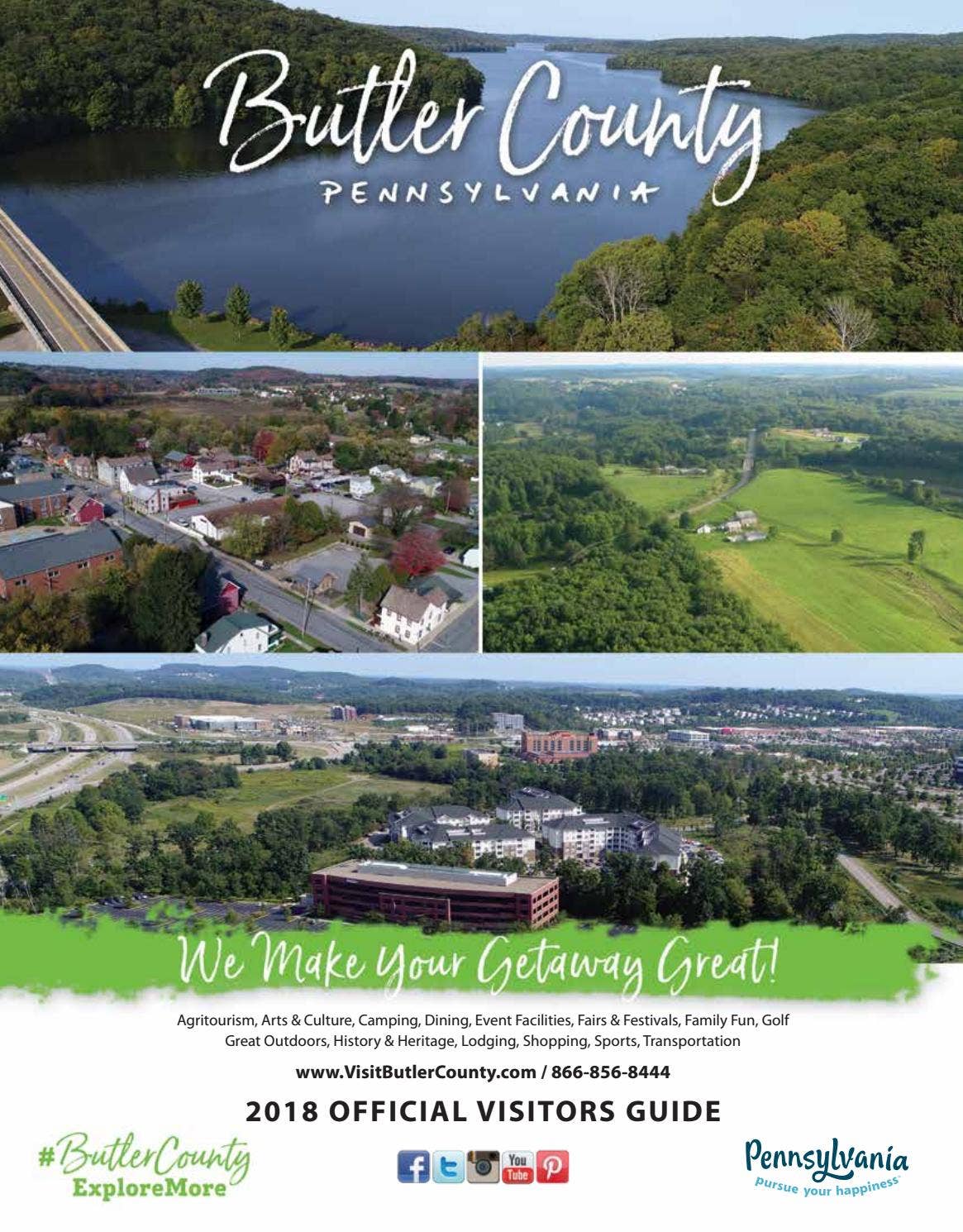 2018 Butler County PA Official Visitors Guide by Experience Butler ...