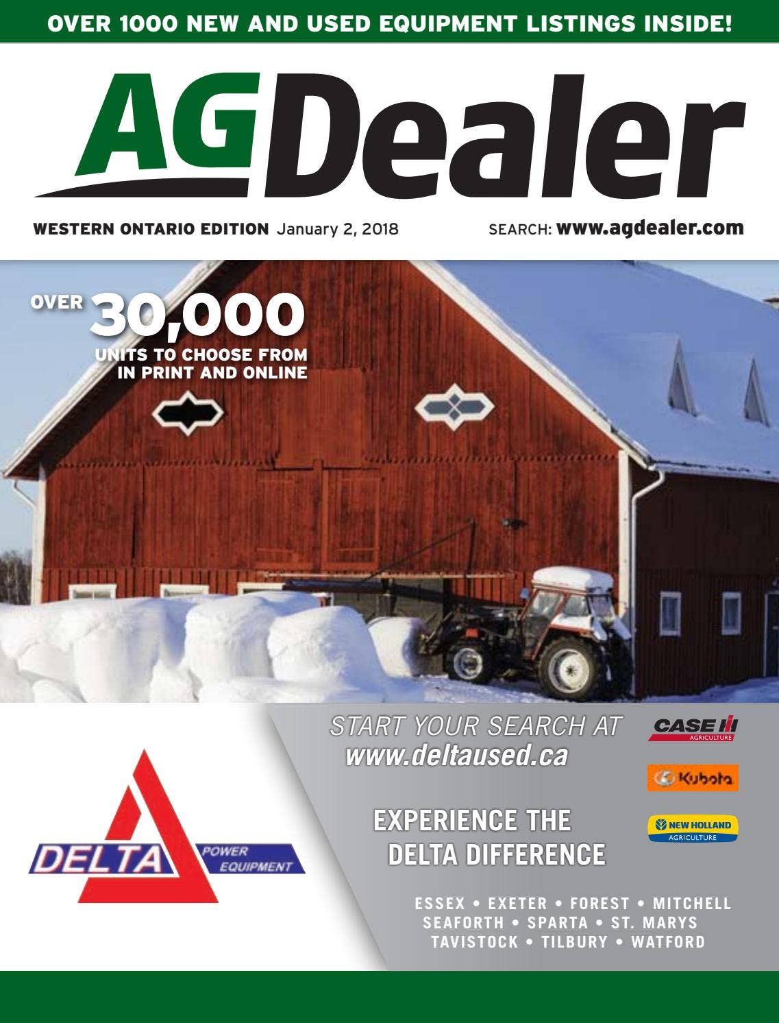 AGDealer Western Ontario Edition, December 27, 2017 by Farm Business ...