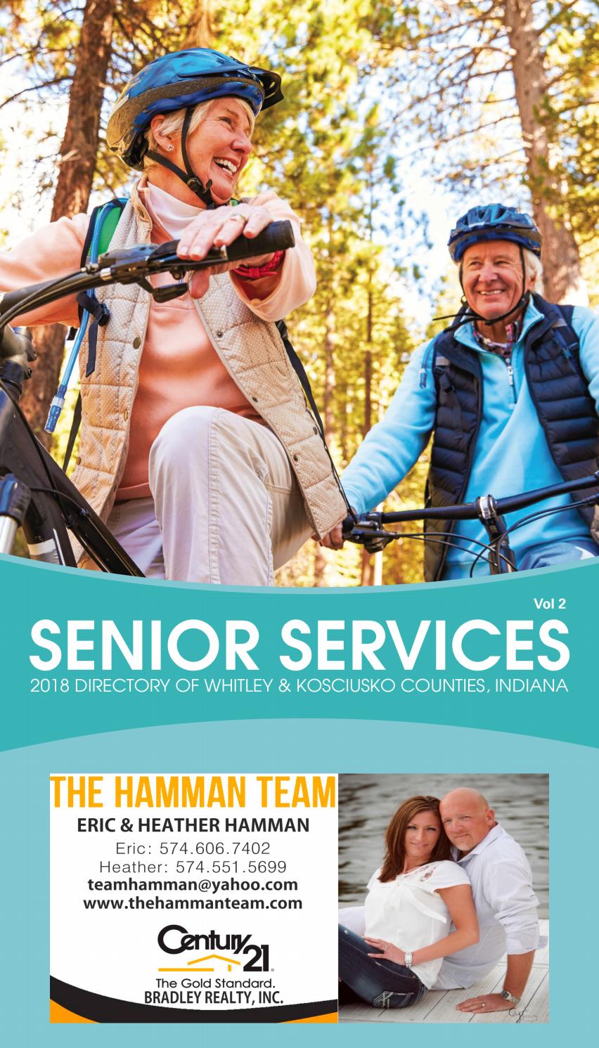 Senior Services 2018 Directory of Whitley and Kosciusko counties