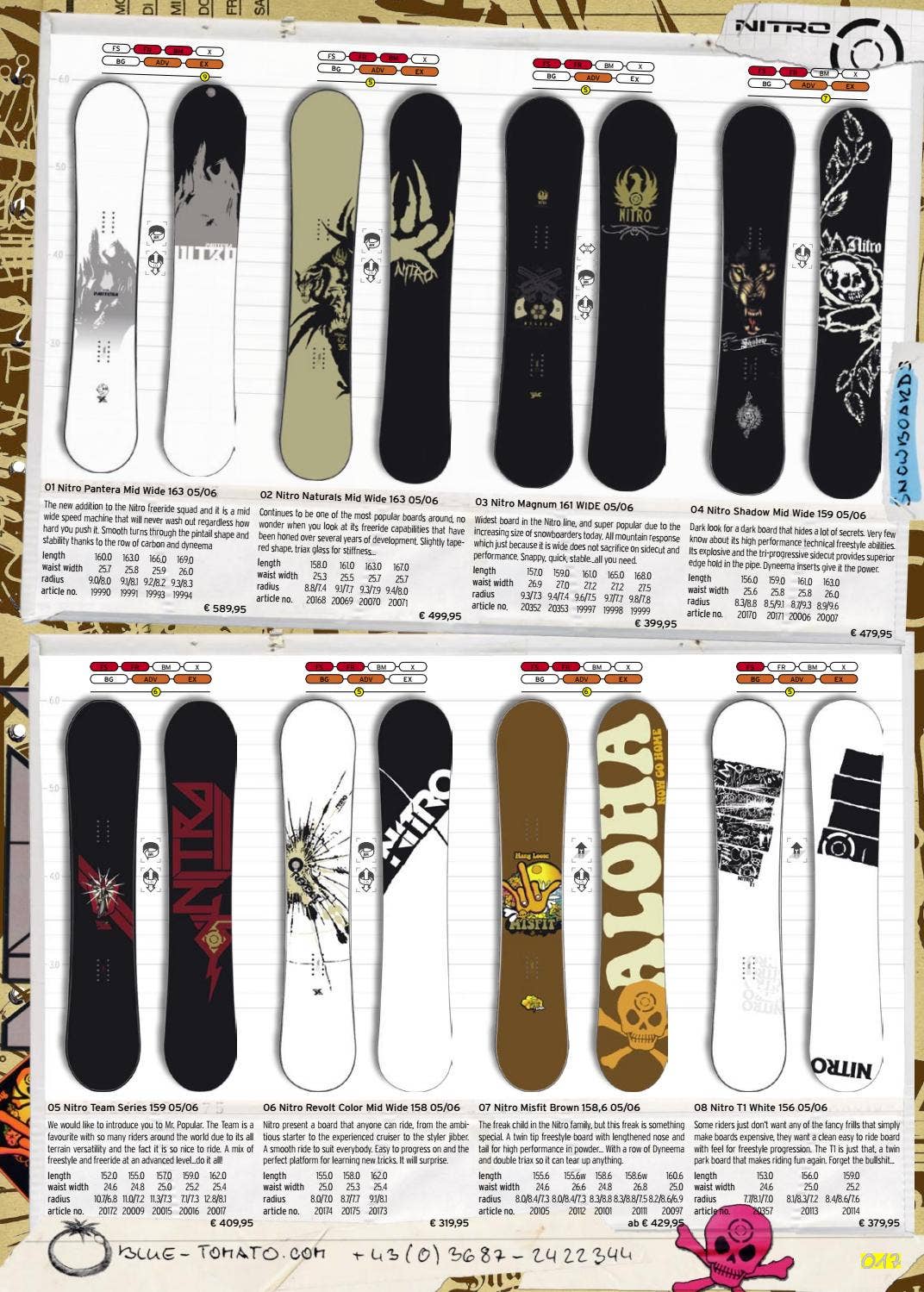 Blue Tomato Snowboard Katalog 2005/06 by Blue Tomato - Issuu