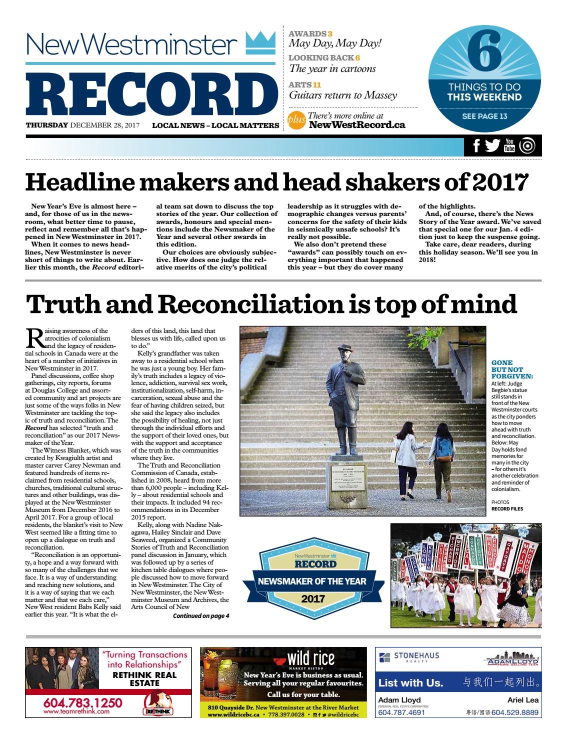 New Westminster Record December 28 2017 by New West Record Issuu