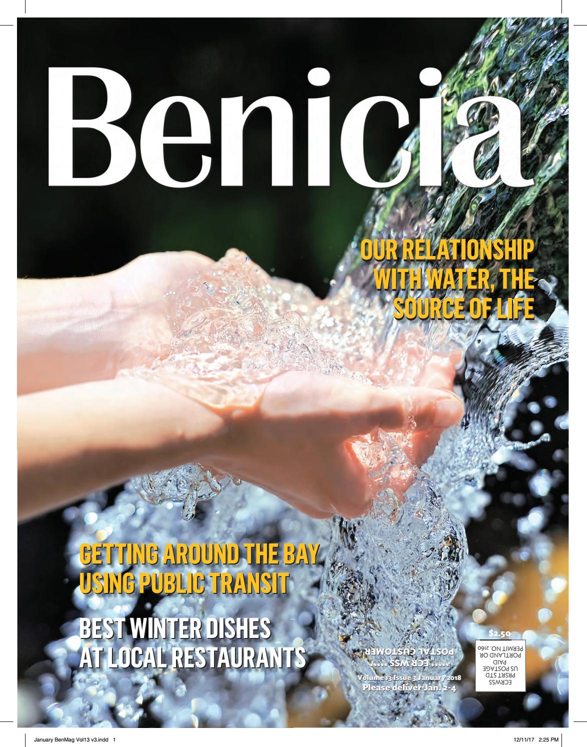 Benicia Magazine January 2018 By Polygon Publishing Issuu