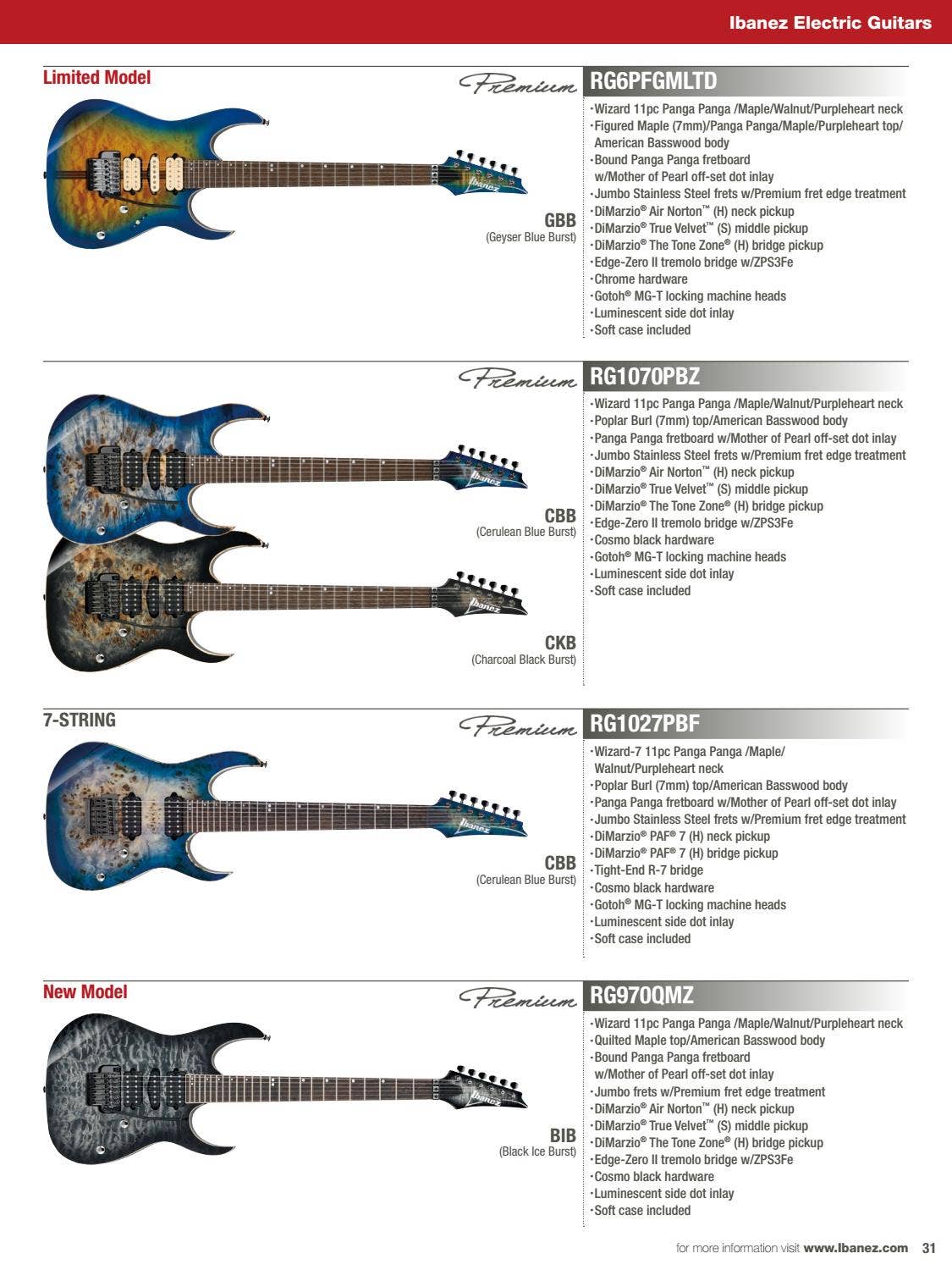 IBANEZ 2018 FULL LINE CATALOG by Ibanez Germany Issuu