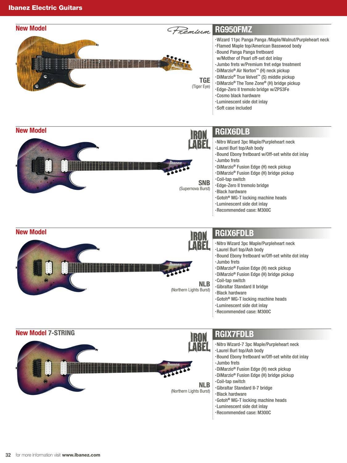 IBANEZ 2018 FULL LINE CATALOG by Ibanez Germany Issuu