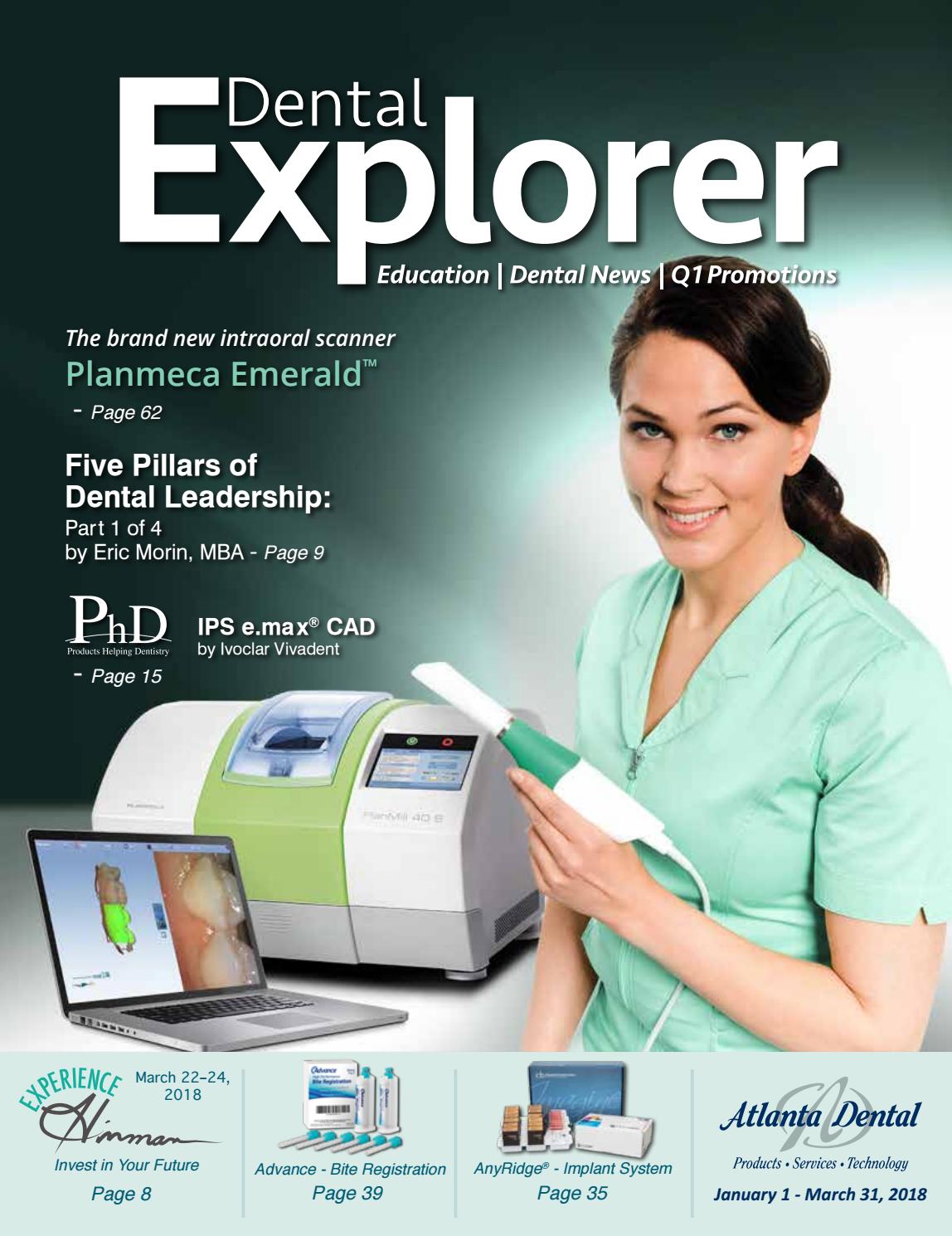 2018 Q1 Dental Explorer by Atlanta Dental Supply Issuu