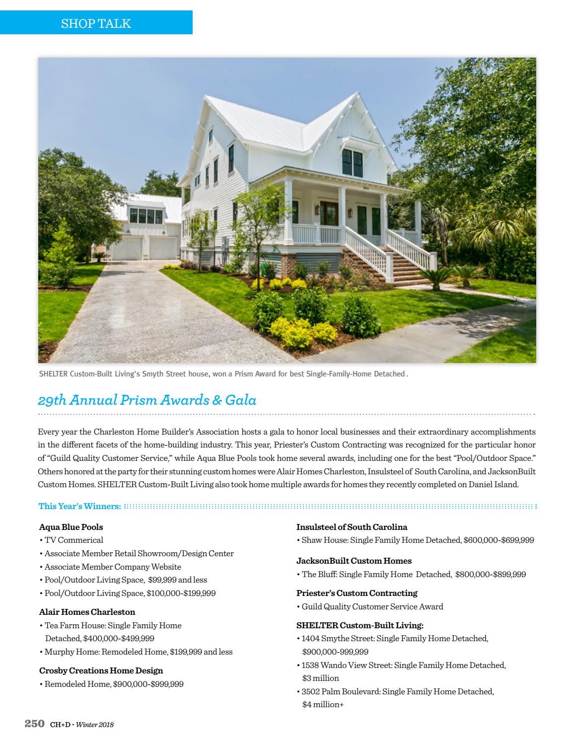 Charleston Home + Design Magazine: Winter 2018 by Charleston Home + ... Charleston Home + Design Magazine: Winter 2018 by Charleston Home + ...