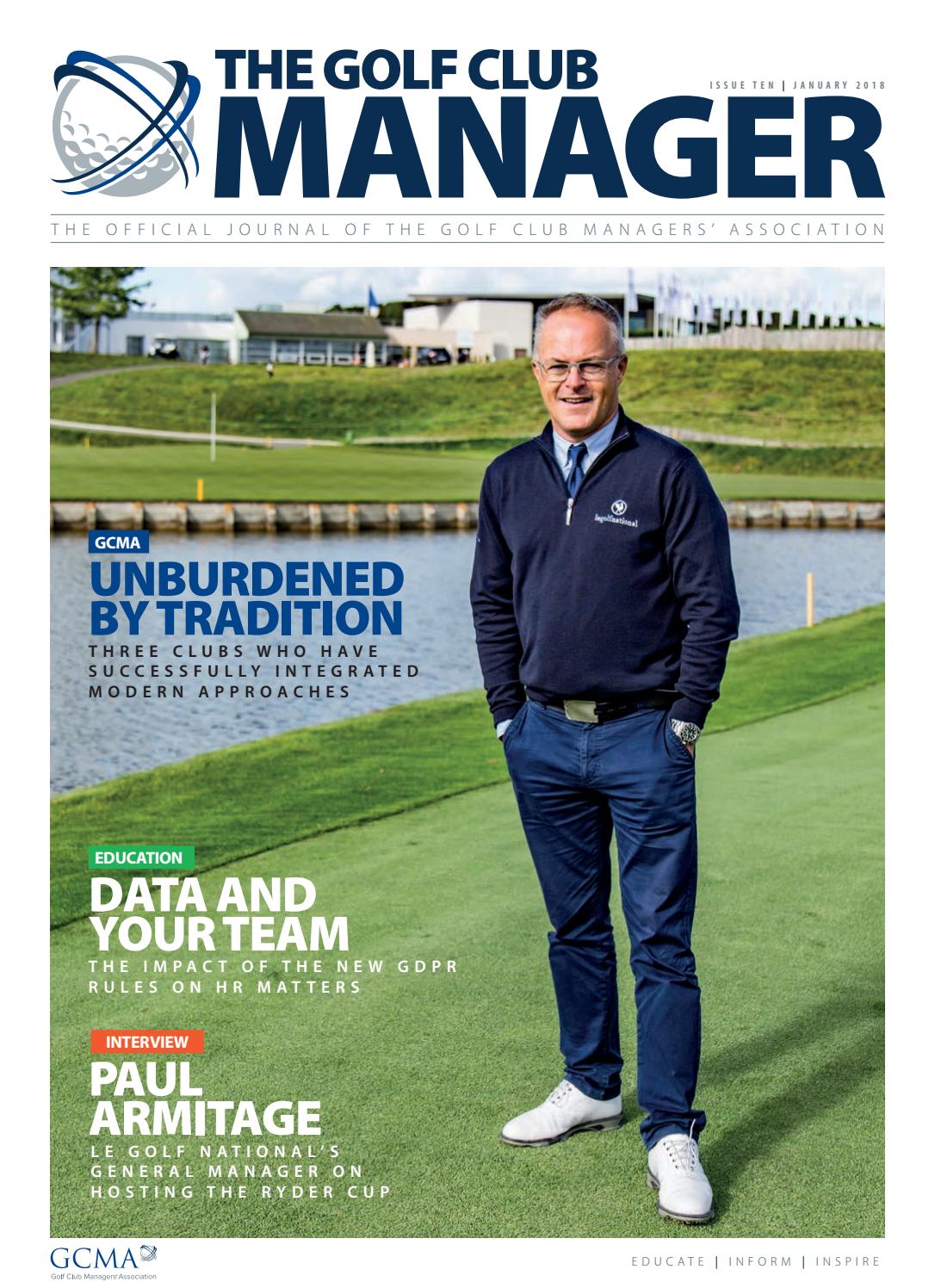 The Golf Club Manager January 2018 by Golf Club Managers Association