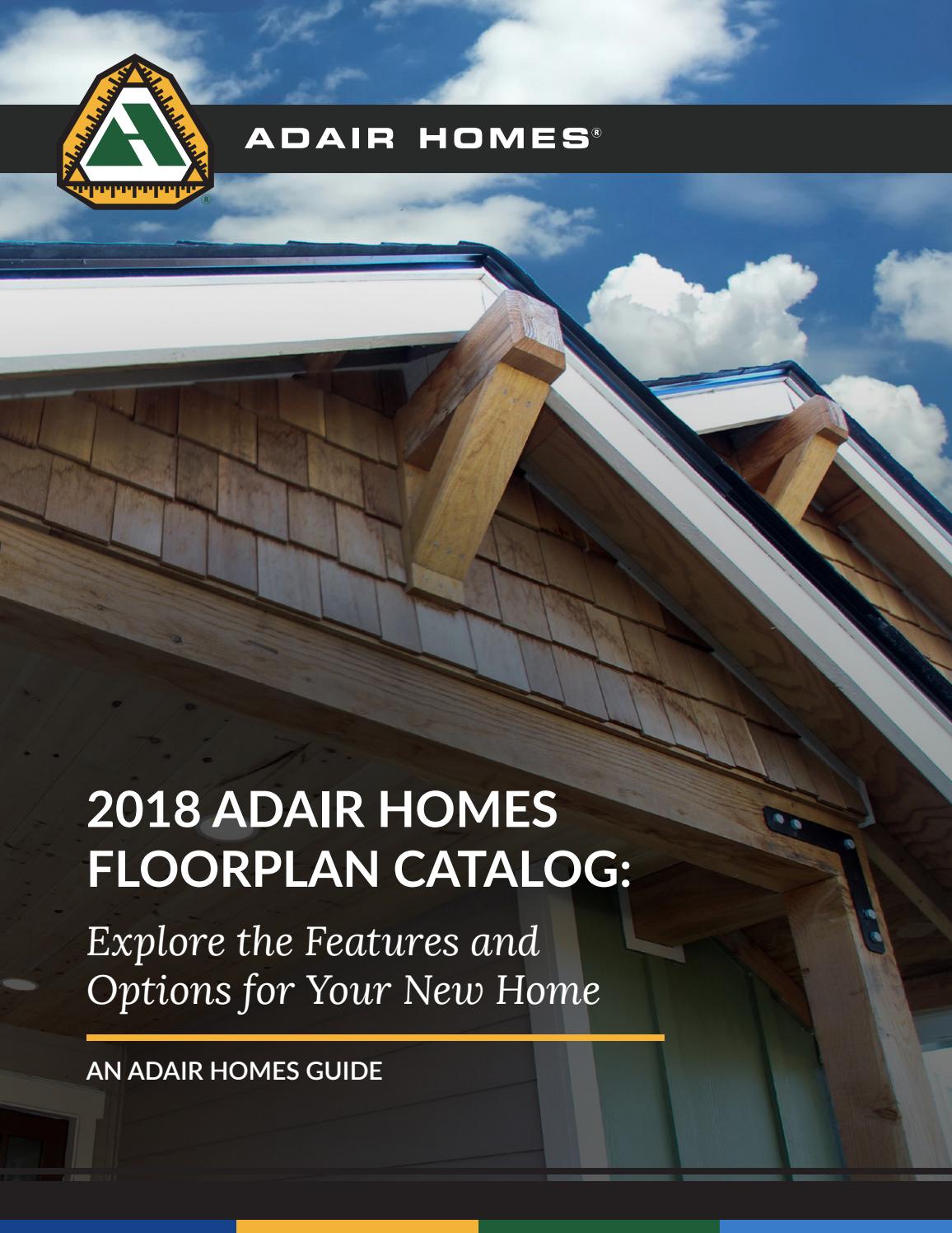 Adair Ebook Floorplanguide By Adair Homes Issuu