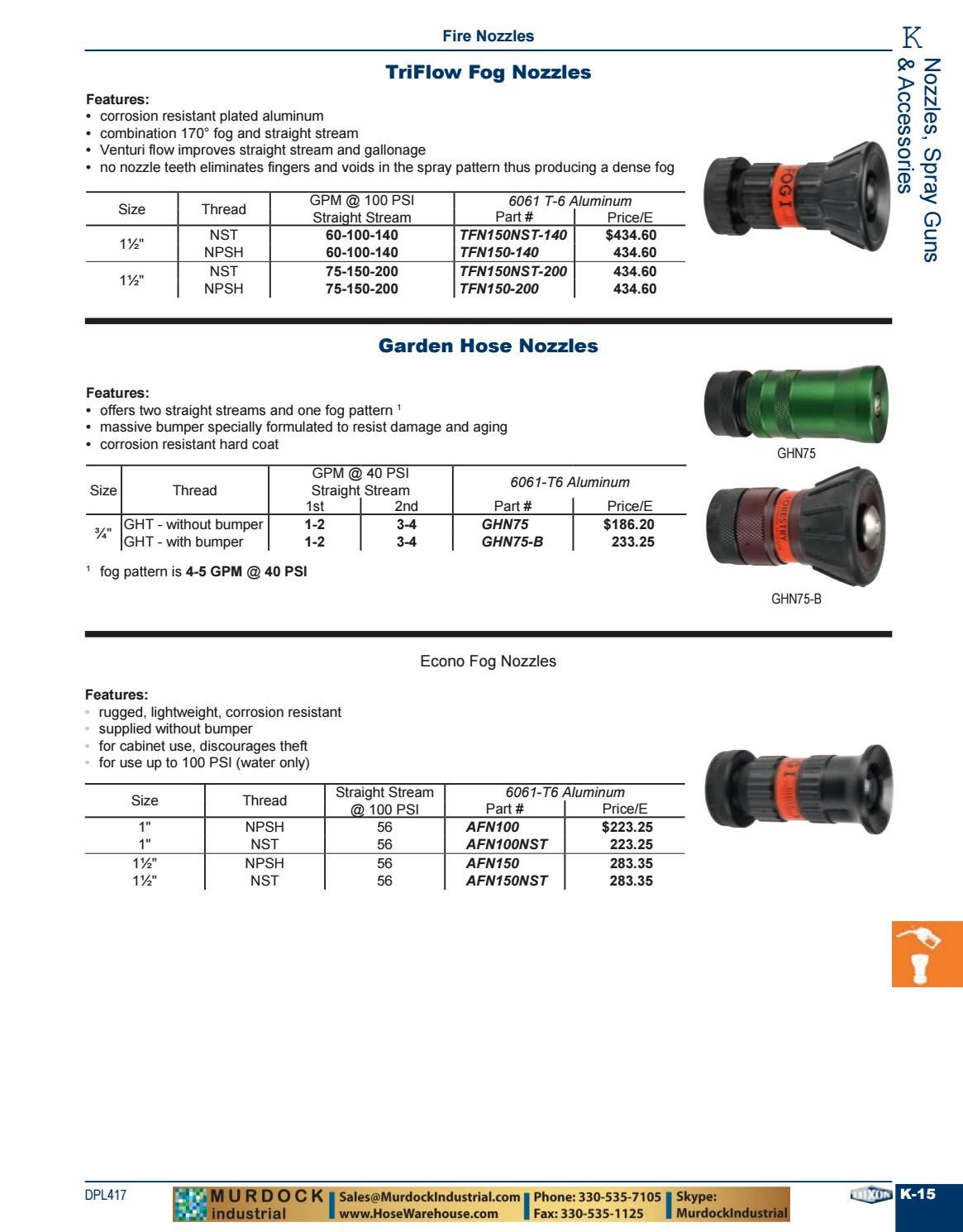 Dixon Valve Master Catalog 2017/2018 Couplings, Cam Groove, Clamps