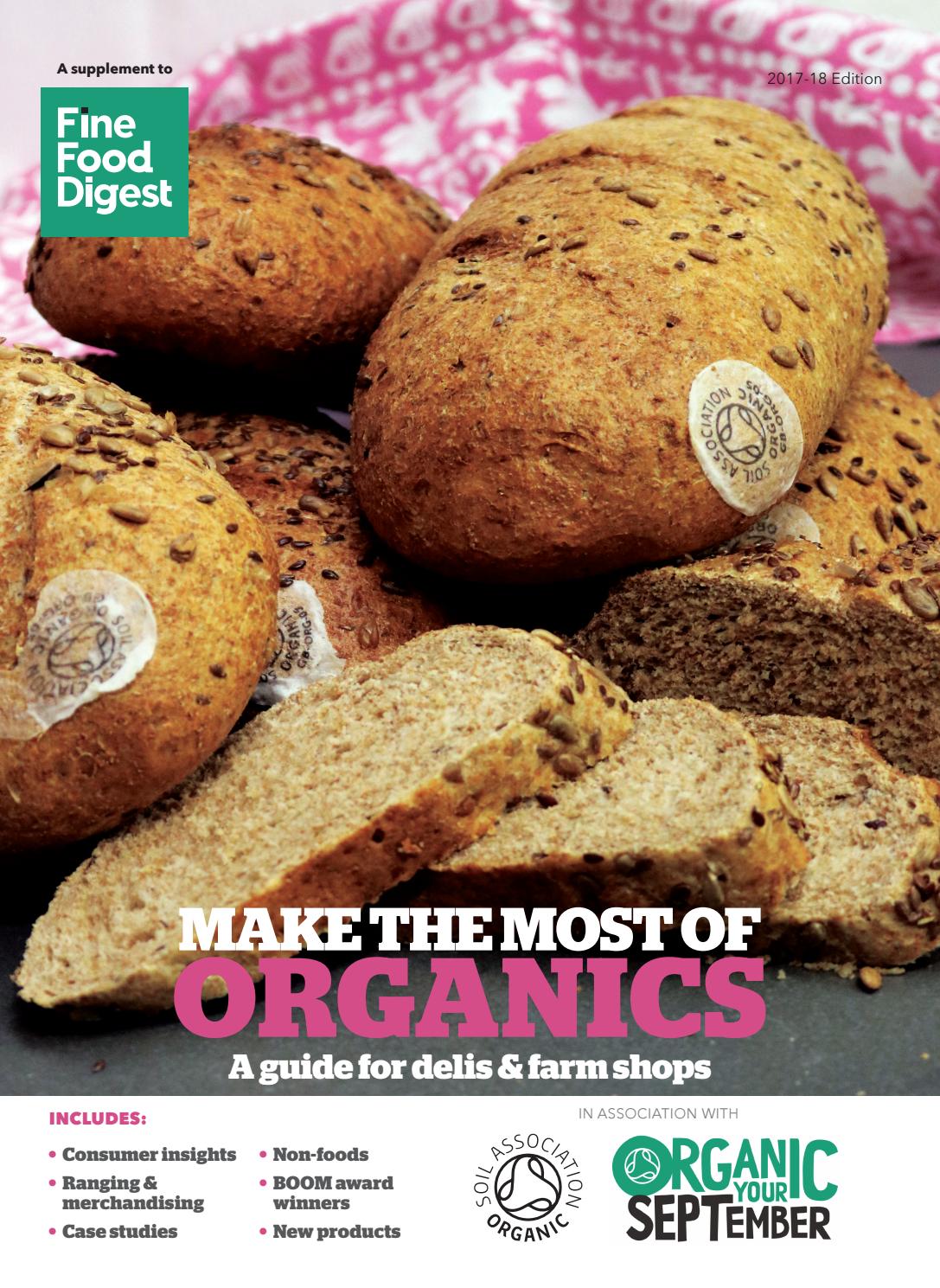 FFD make the most of organics 2017 by Guild of Fine Food Issuu