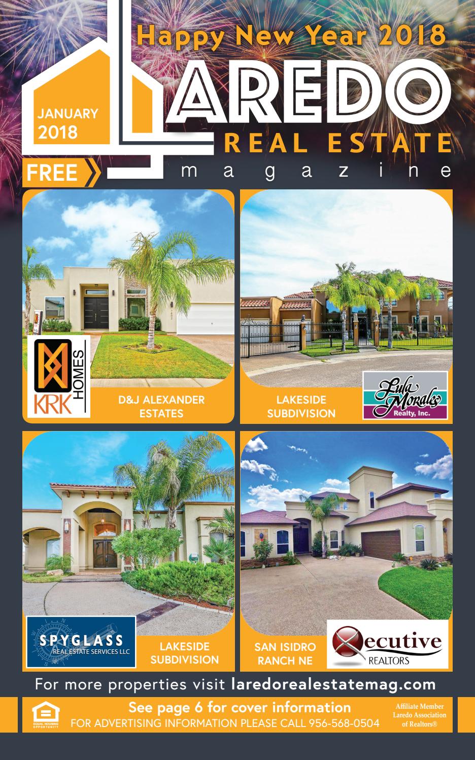Laredo Real Estate Magazine January 2018 by Laredo Real Estate Magazine