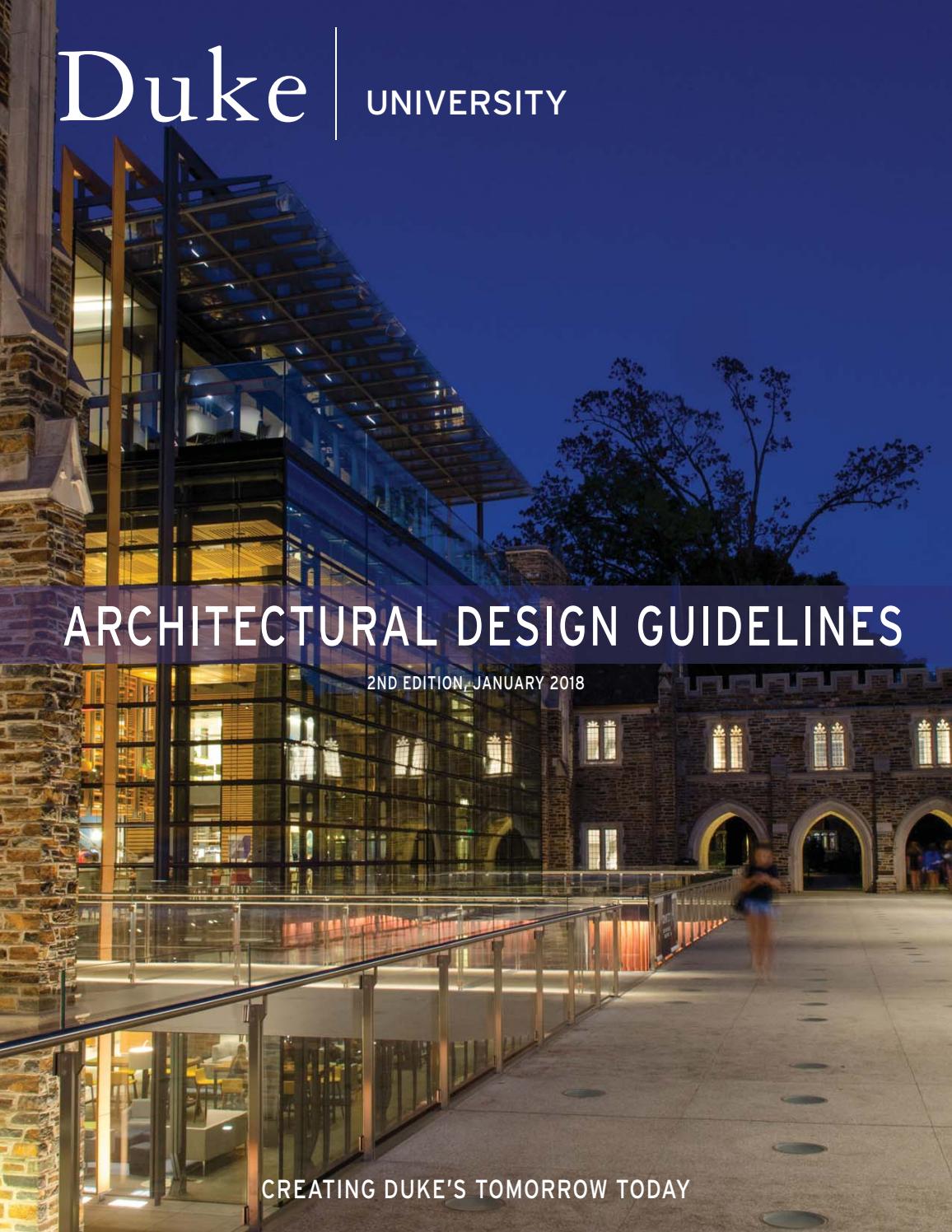 Duke Architectural Design Guidelines by Working Duke Issuu
