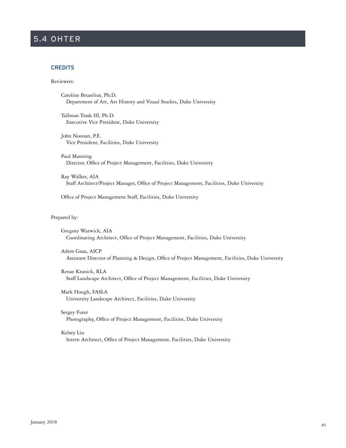 Duke Architectural Design Guidelines by Working Duke - Issuu