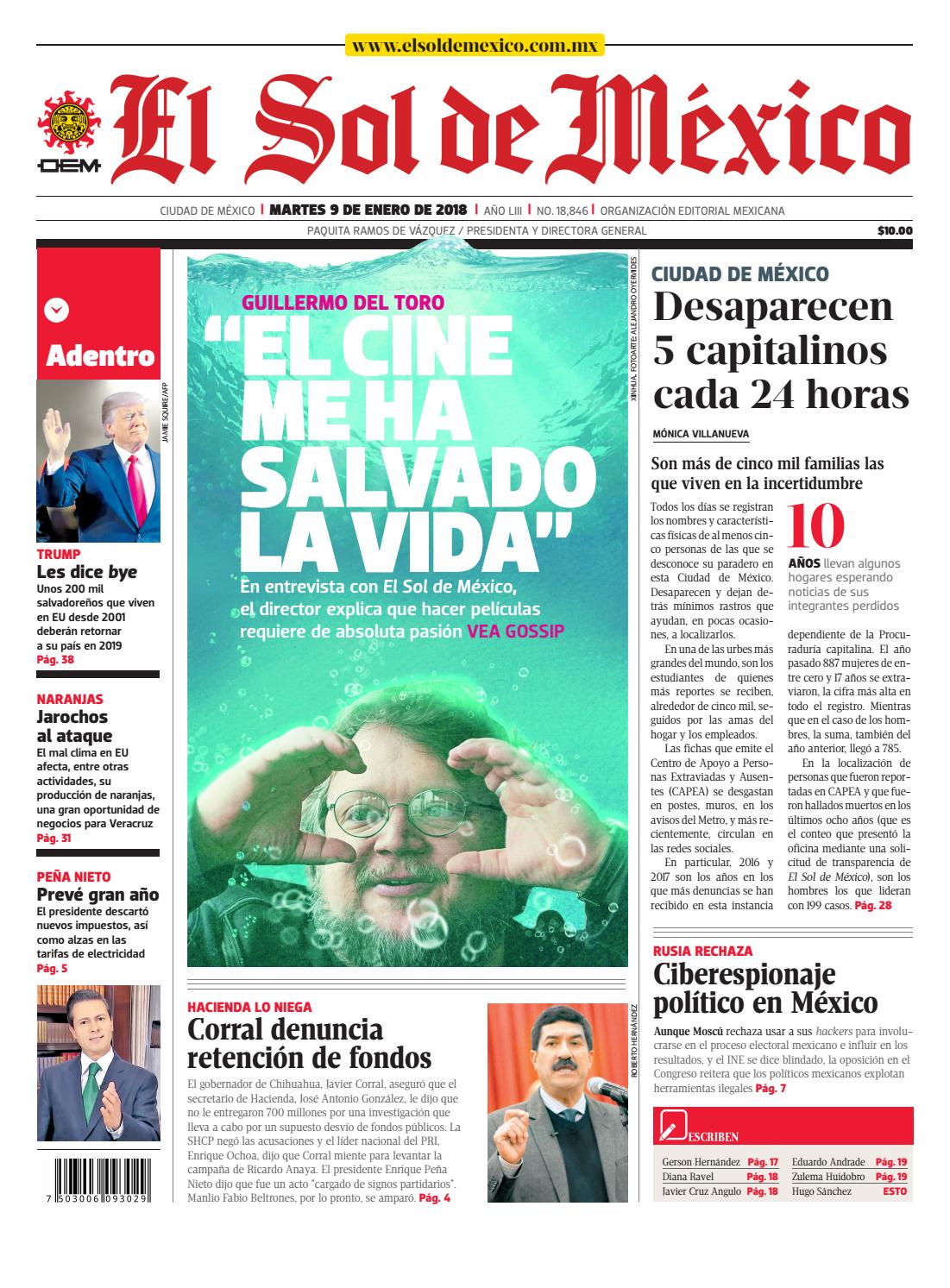 El Sol de México 9 de Enero de 2018 by El Sol de México - Issuu