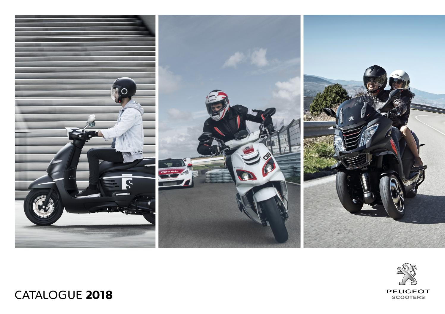Peugeot Scooters Catalogue 2018 Belgique by Moteo Issuu