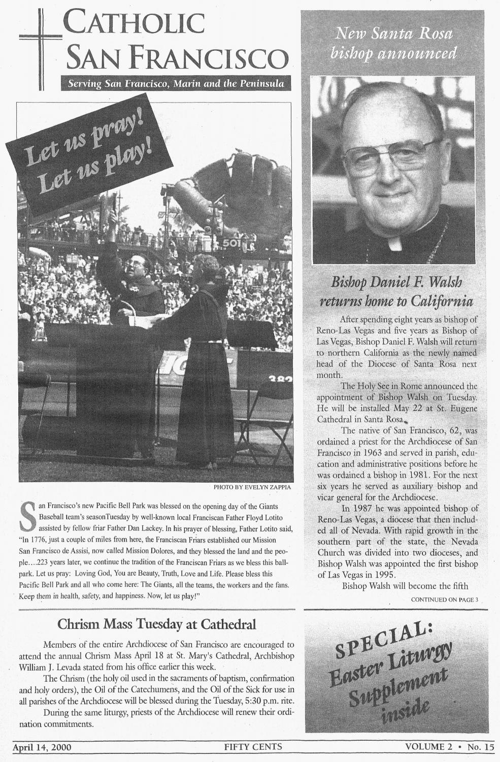 April 14, 2000 by Catholic San Francisco - Issuu
