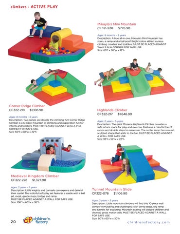 Children's Factory 2018 全集 Line 家具目录 第 20 页