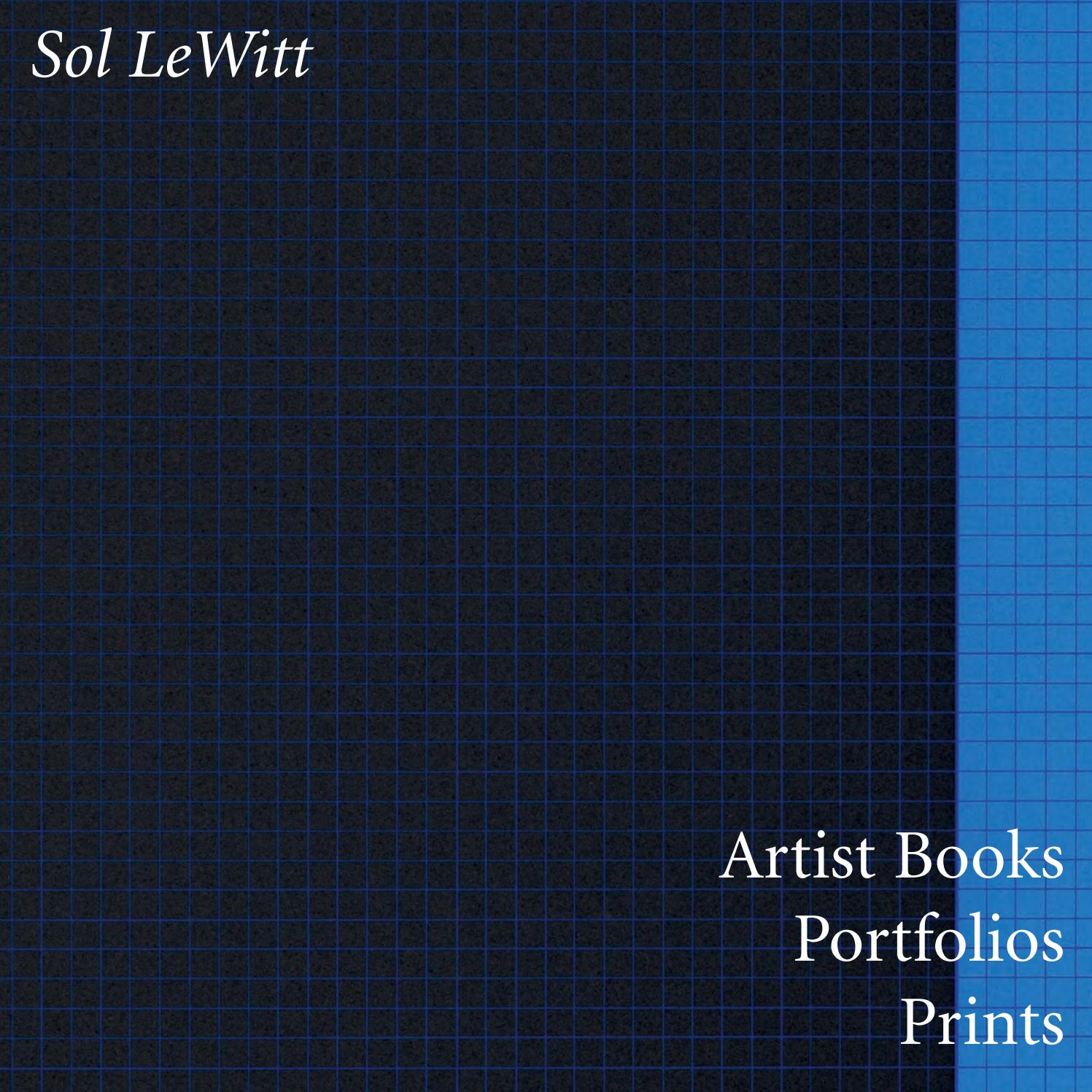 Sims Reed Rare Books Sol LeWitt artist books, portfolios & prints