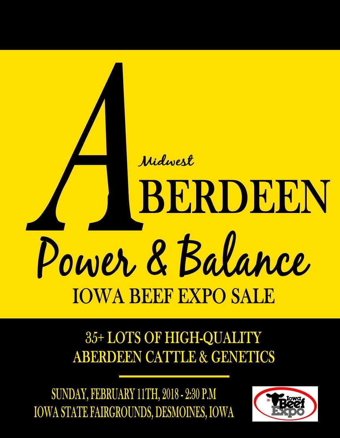 Midwest Aberdeen 2018 Iowa Beef Expo Sale Catalog by LivestockDirect