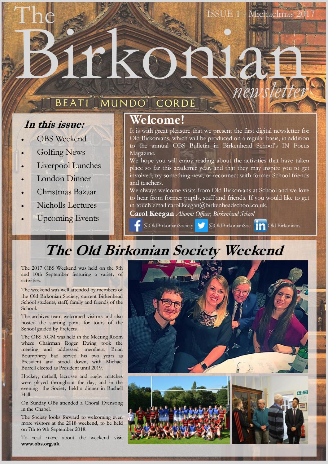 Birkonian 1 by Birkonians - Issuu