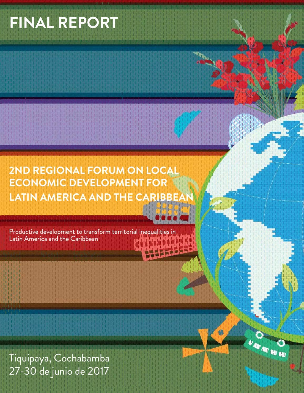 Final Report 2nd Regional Forum of LED for Latin America and the ...