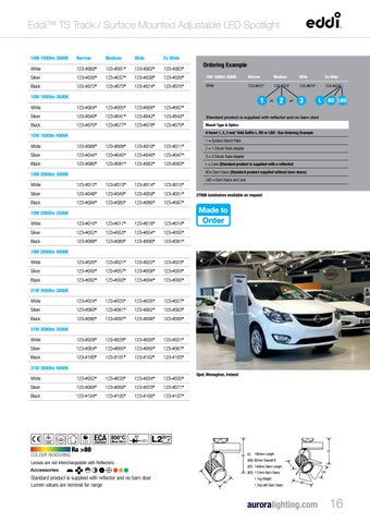 Aurora Lighting 灯饰目录 · Aurora eddi 第 17 页