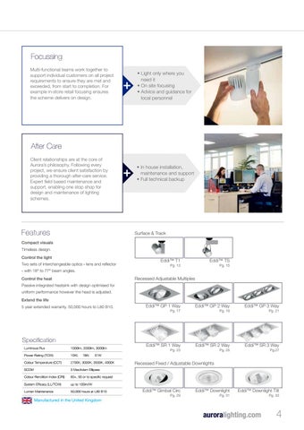 Aurora Lighting 灯饰目录 · Aurora eddi 第 5 页