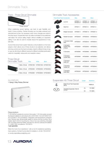 Aurora Lighting 灯饰目录 · Solis - Pure Design 第 14 页