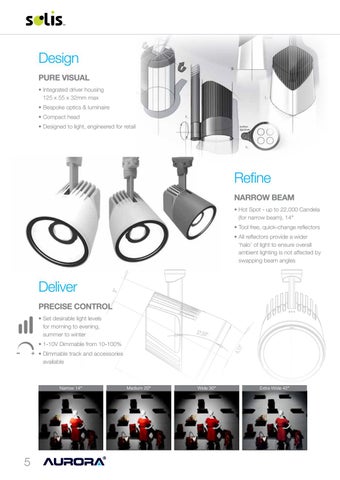 Aurora Lighting 灯饰目录 · Solis - Pure Design 第 6 页