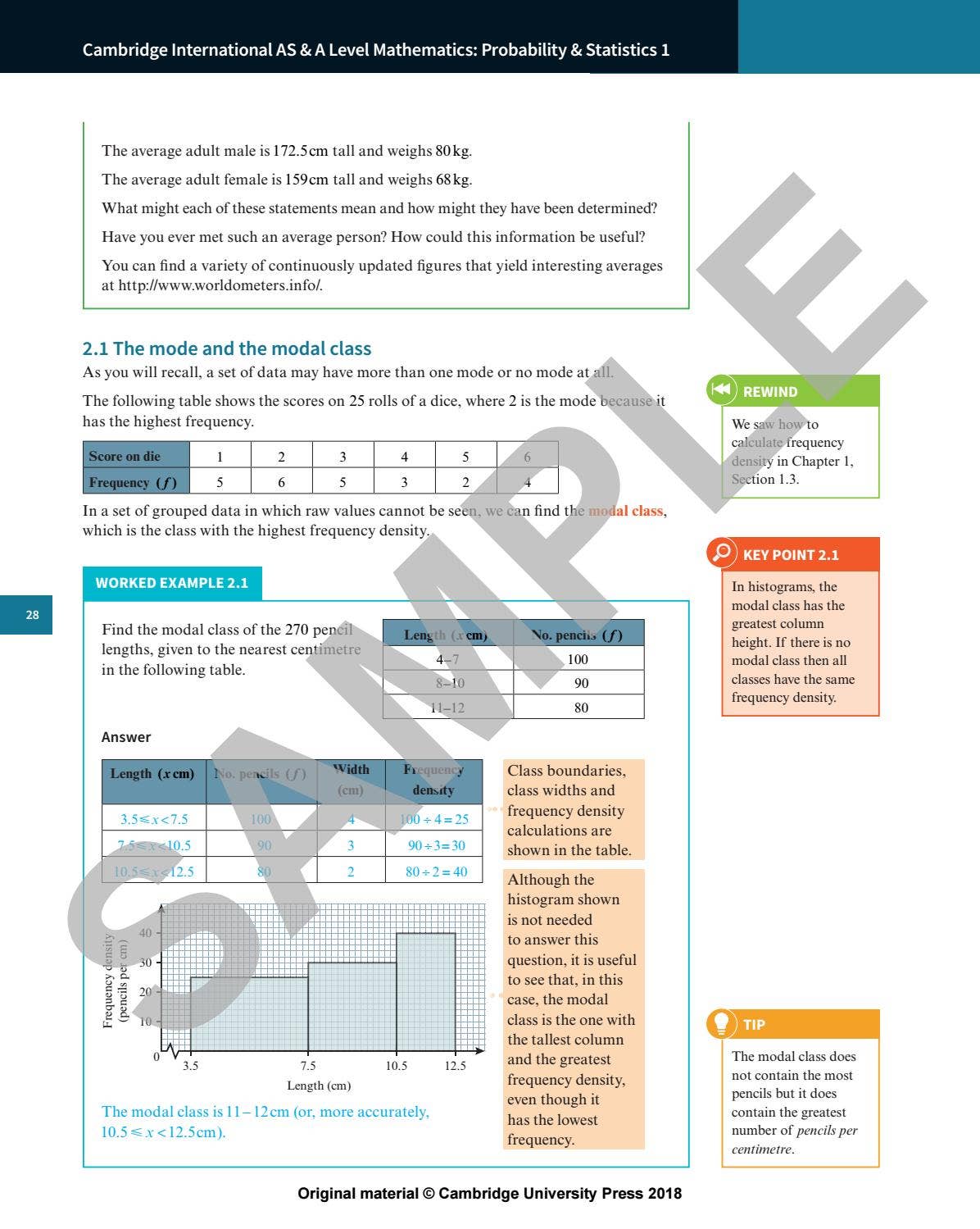 Preview Cambridge International AS & A Level Mathematics: Probability ...