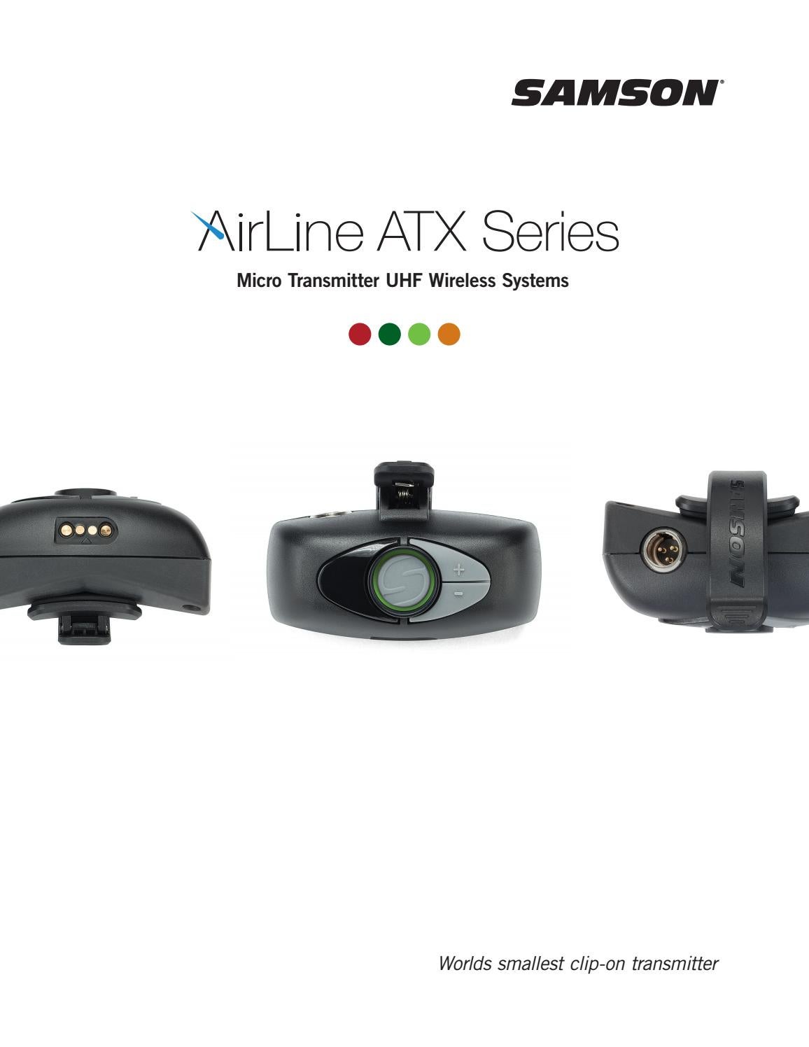 Samson Airline ATX Series Catalog by Samson Technologies Issuu