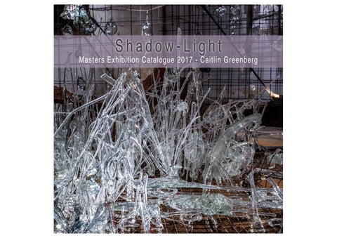 Caitlin Greenberg Harrup Caitlin Greenberg Masters Exhibition 'Shadow 灯饰 ', 2017 目录 第 1 页