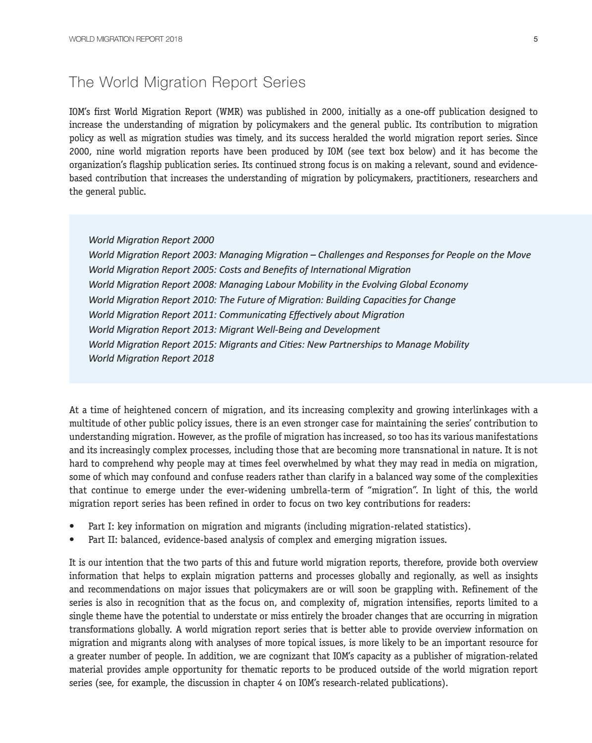 World Migration Report 2018 by United Nations Publications - Issuu