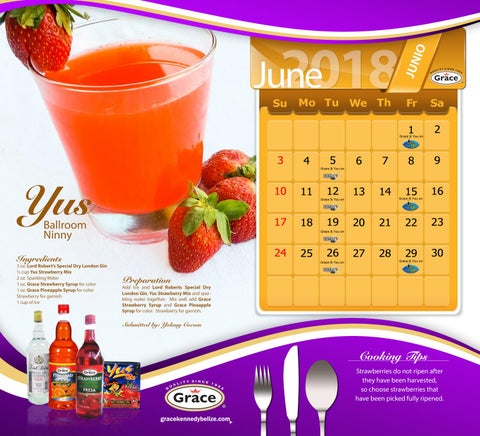 Grace Creative Cooking Calendar 2018 第 8 页