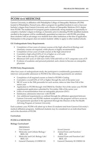 2017 2018 gannon university undergraduate catalog by gannon aacomas letter of recommendation
