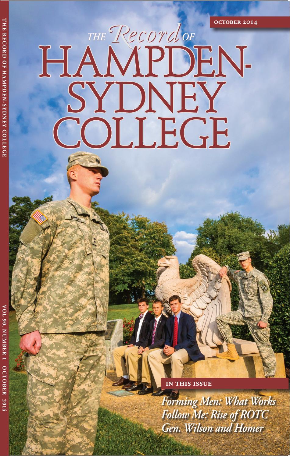 Record of HampdenSydney, October, 2014 by HampdenSydney College Issuu