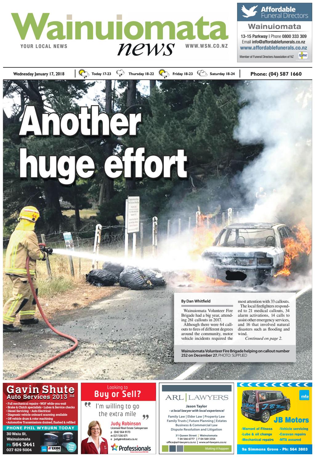 Wainuiomata News 170118 by Local Newspapers Issuu