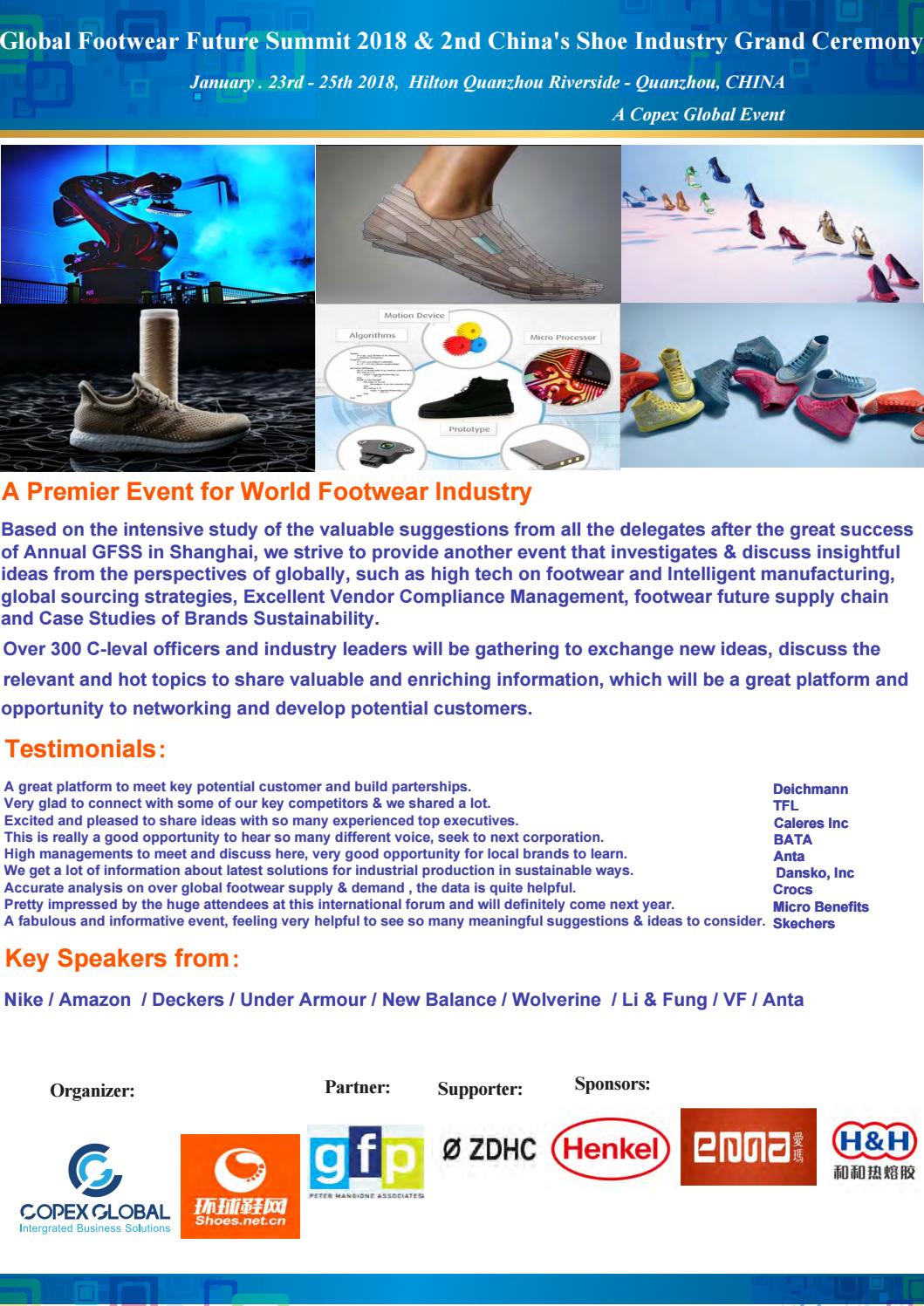 Global footwear future summit 2018 by Footwearists Issuu