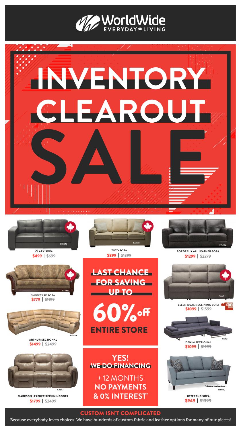 Inventory clearout sale by WorldWide Furniture Issuu