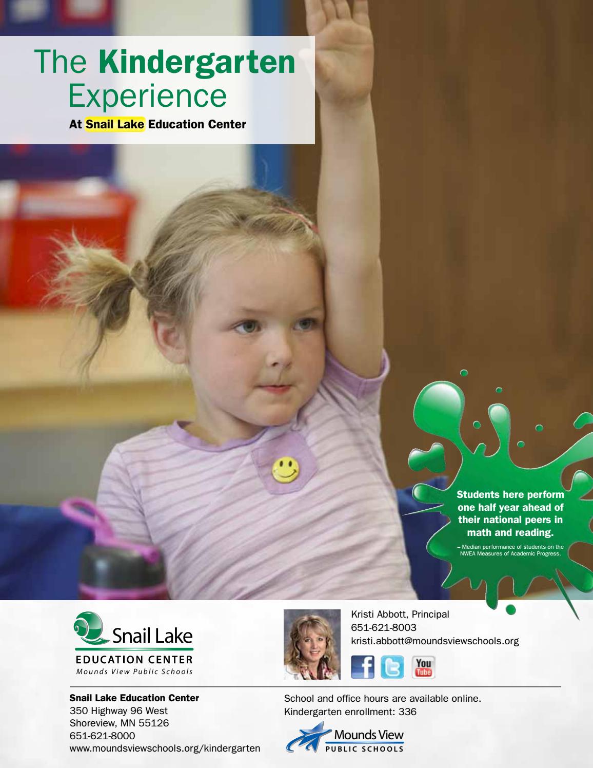 Snail Lake Education Center profile by Mounds View Public Schools Issuu