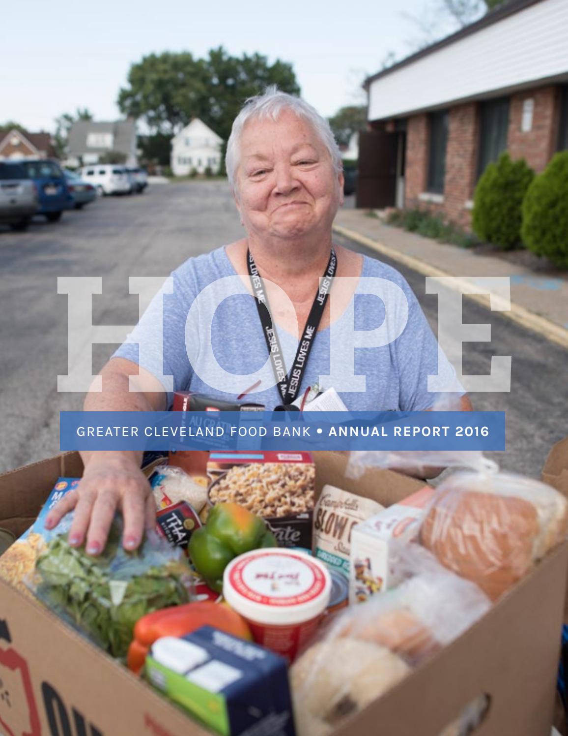 Greater Cleveland Food Bank Annual Report FY2016 by Greater Cleveland