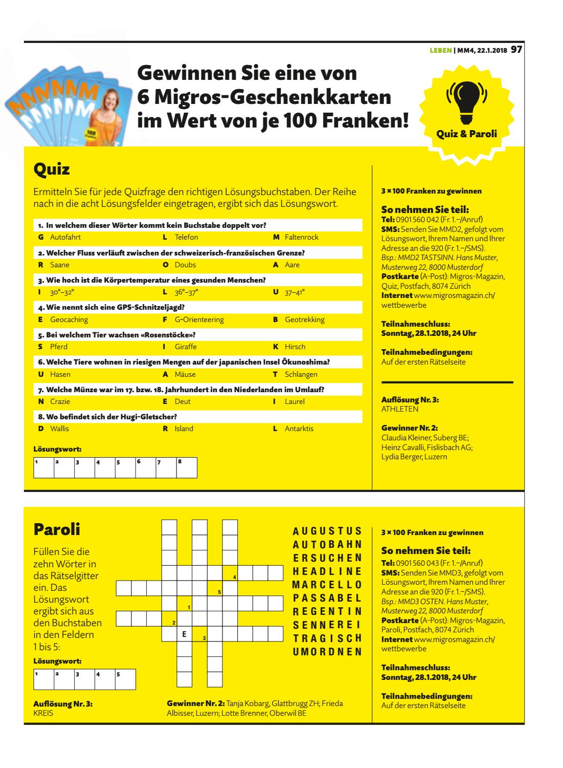 Migros Magazin 04 18 D Vs By Migros Genossenschafts Bund Issuu