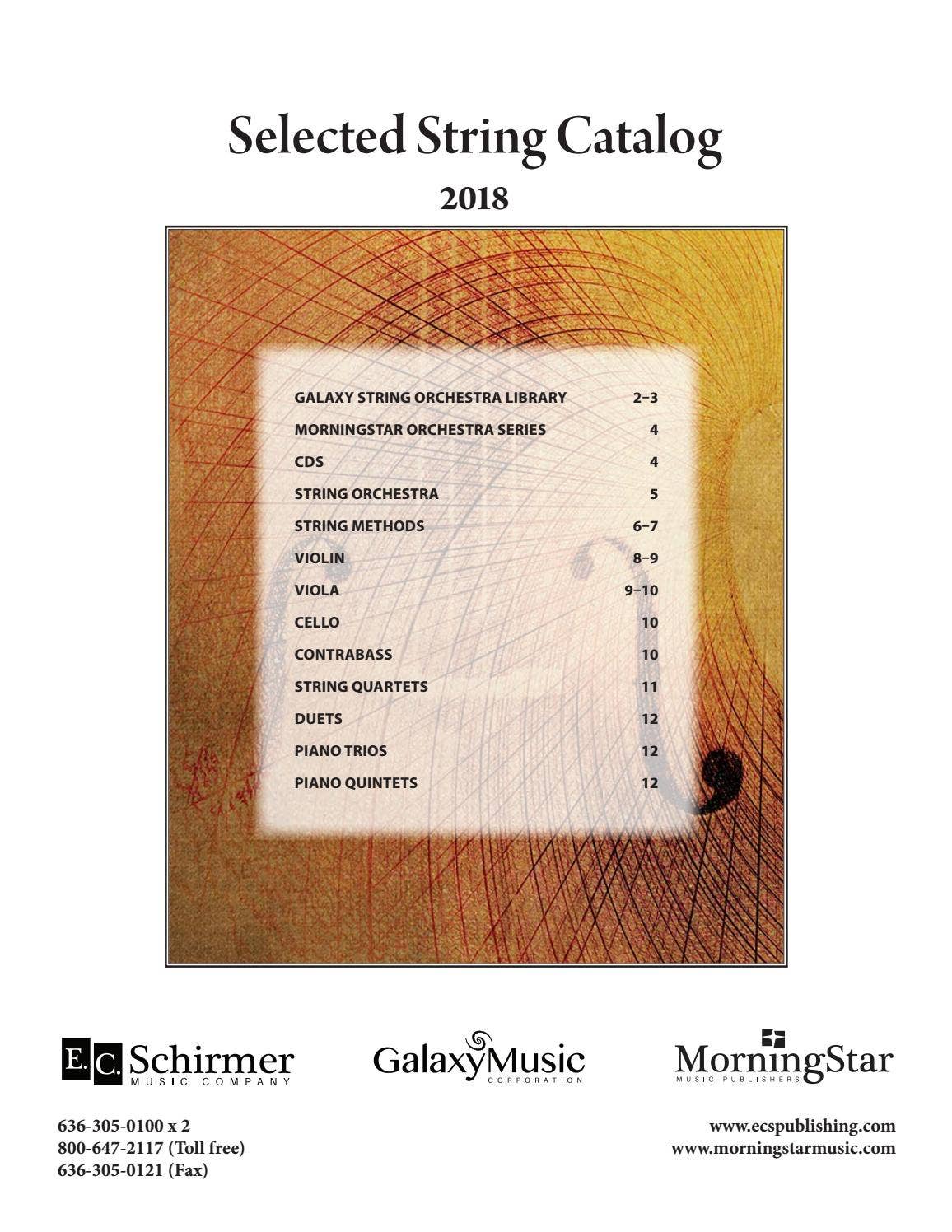 String Catalog 2018 by ECS Publishing Group Issuu