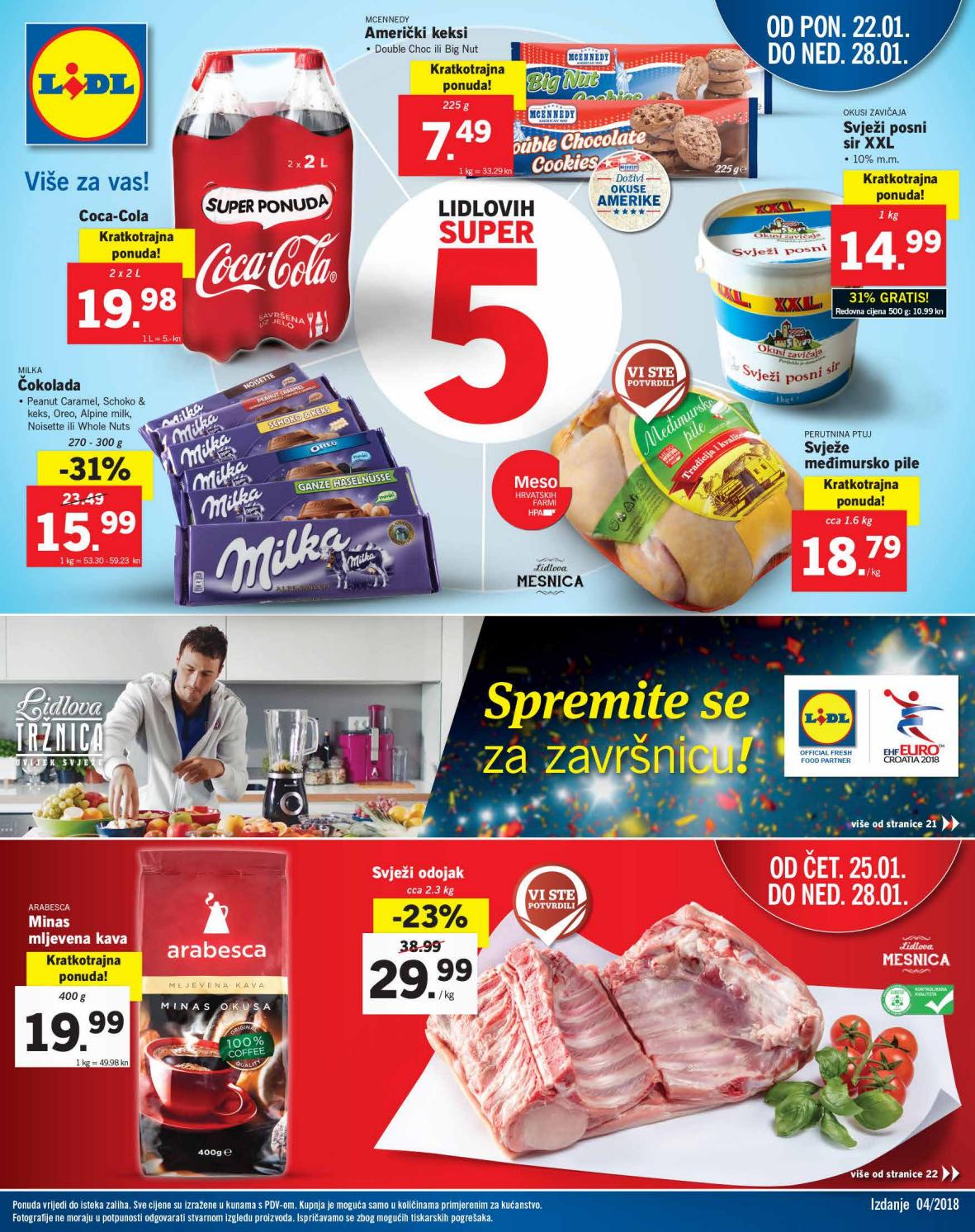 Lidl katalog supermarketa od 22.28.01.2018. by Catalog.hr Issuu